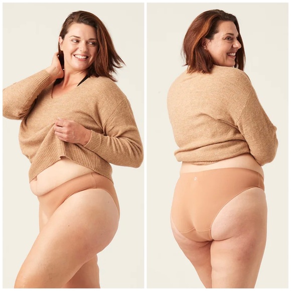 Modibodi Recycled Seamfree Bikini in Cinnamon (Moderare-Heavy) - Picture 2 of 4